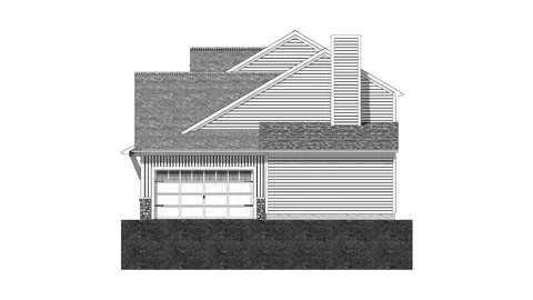 The Belterra house plan, exterior view 2